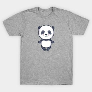 Cute Panda Cartoon T-Shirt